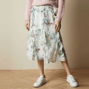 Ted Baker Lurissa Pergola Floral Ruffle Skirt